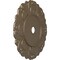 Ekena Millwork Angel Ceiling Medallion (Fits Canopies up to 15 3/4"), 32 1/4"OD x 3 5/8"ID x 1 1/8"P, Warm Silver CM32ANWSS - alternate 2